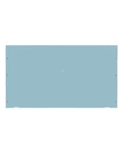 Christiania ladcykel sideplade til straight kasse i farven lyseblå