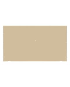 Christiania ladcykel sideplade til straight kasse i farven creme