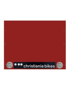 christiania frontplade til straight kasse i Rød