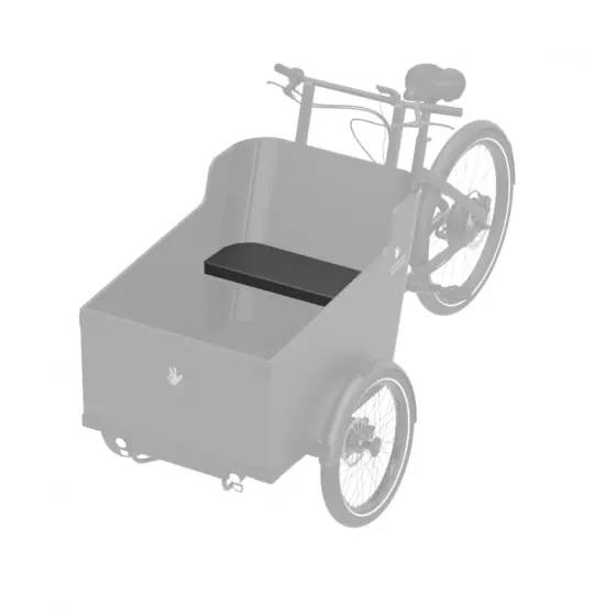 Triobike Hafnia pude til bænk (bag) | Ladcyklen.dk