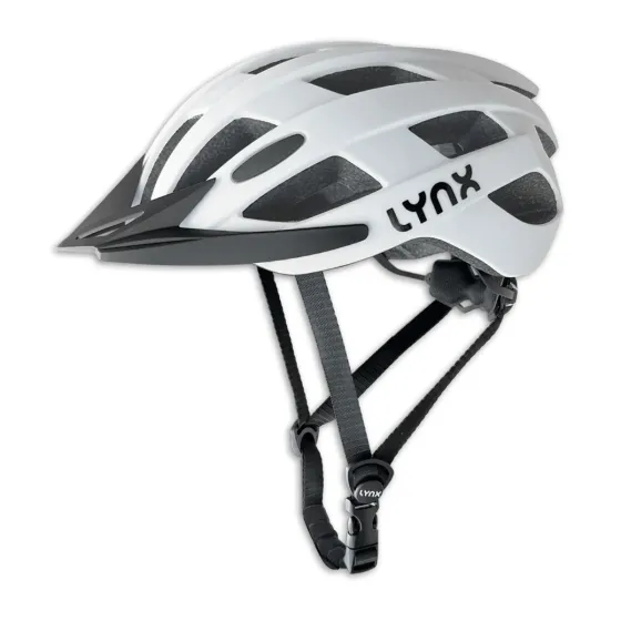 Cykelhjelm til all road, hvid, 54-58cm