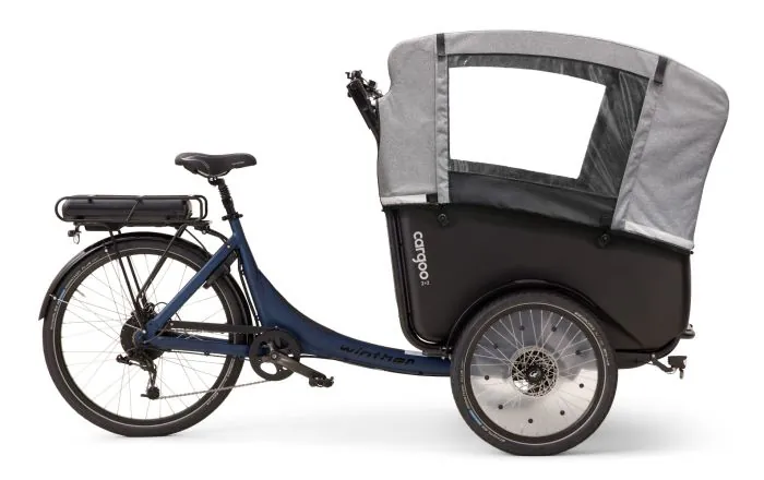 Winther Cargoo 2+2 Kaleche, grå