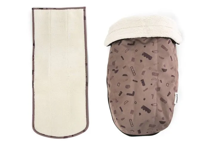 Croozer Baby Sæde Vintersæt Red Patterned Kollektion