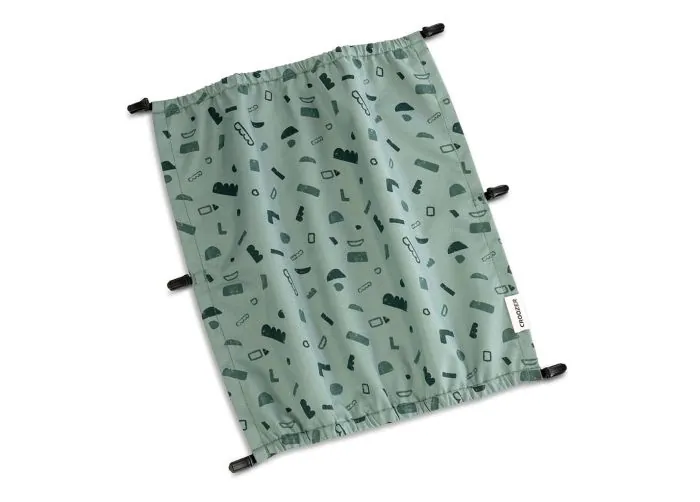 Croozer Sol Cover Jungle green Kollektion, 2 personers
