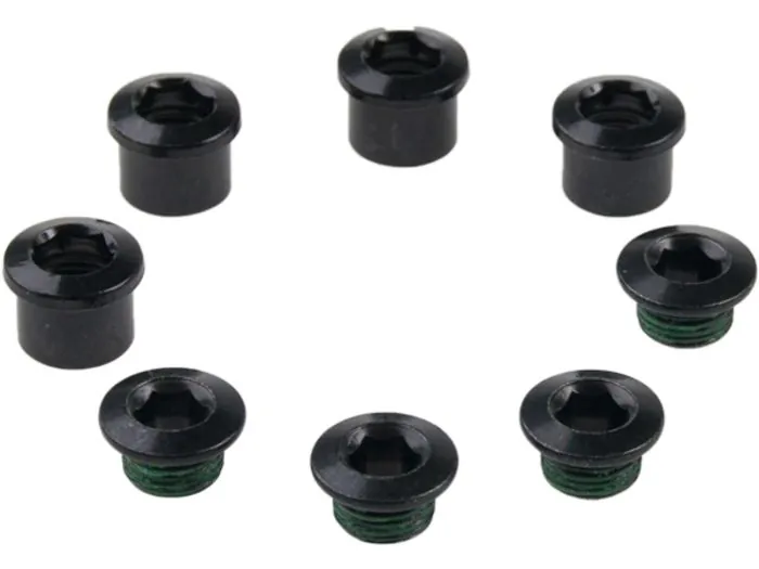 CBN Klingebolte til enkel klinge, 4 stk. sort, stål