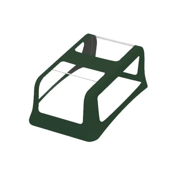 Triobike Boxter kaleche til 4 børn, Forrest