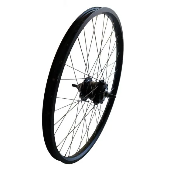 26" baghjul med Bafang Auto 3 gear, sort