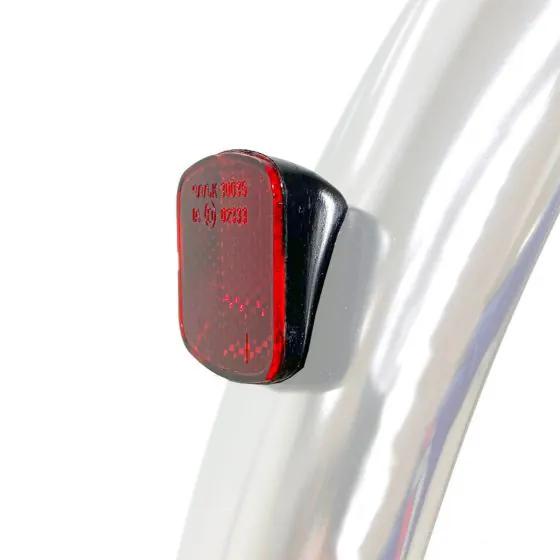 Rød bagrefleks til bagskærmen