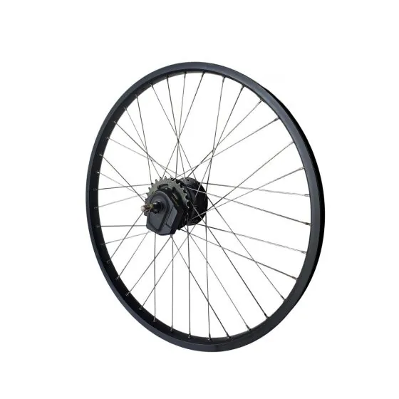 26" baghjul, sort med Shimano Nexus 5 gear til Di2