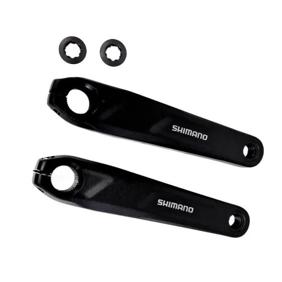 Shimano Hollowtech pedalarmssæt 170mm, sort