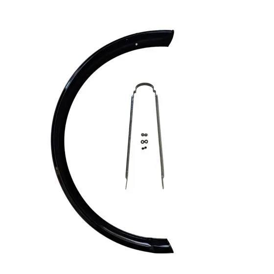 Christiania Budcykel bagskærm sort stål 26"