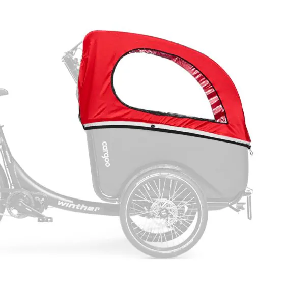 Winther Cargoo kaleche Rød