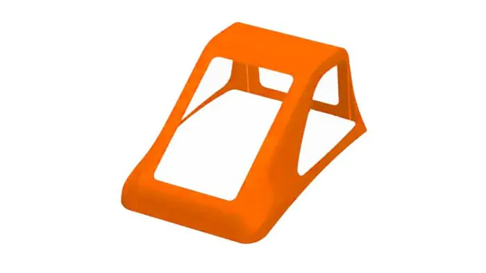 Triobike Boxter 2 personers kaleche Orange