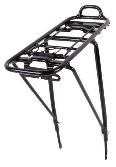 Aluminiums bagagebærer sort