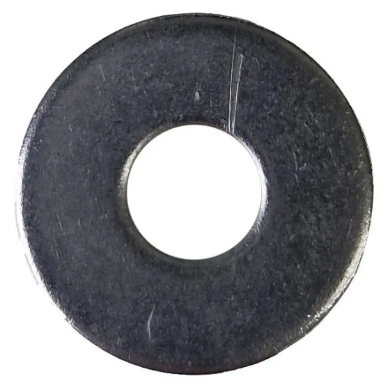 10 stk. Planskive Rustfri 6x18mm