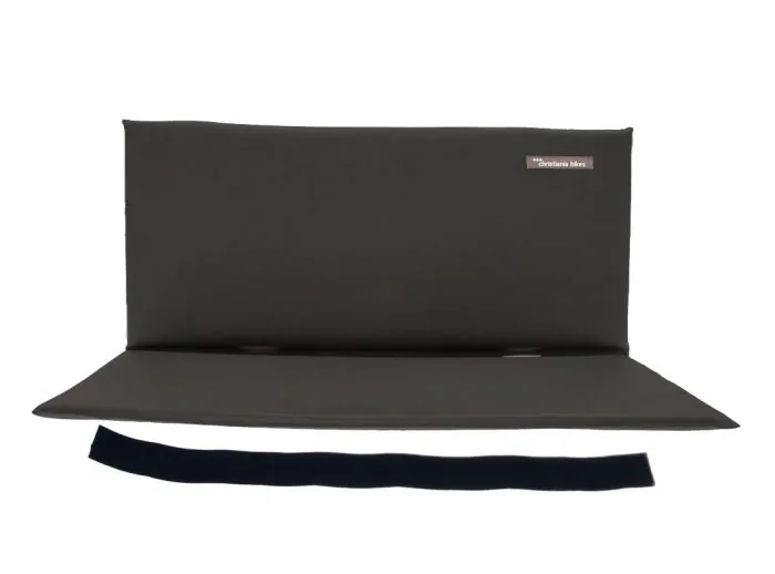 Christiania Pude til bænk Sort