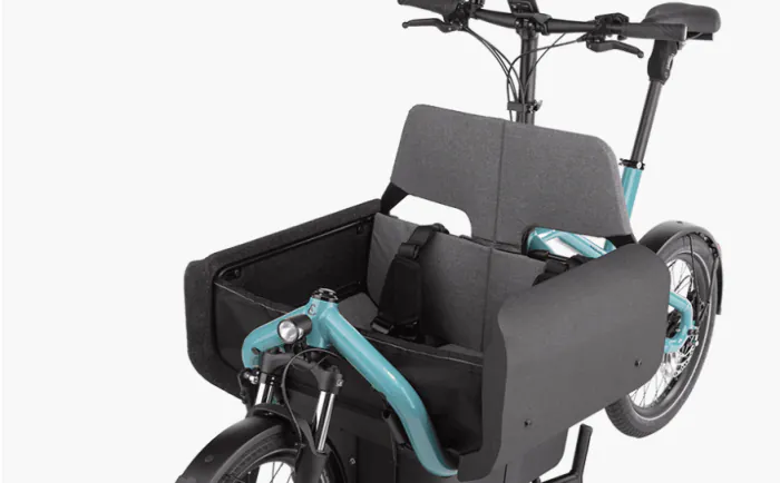 Child seat m. HeadRest til Riese & Müller Carrie Flex Box