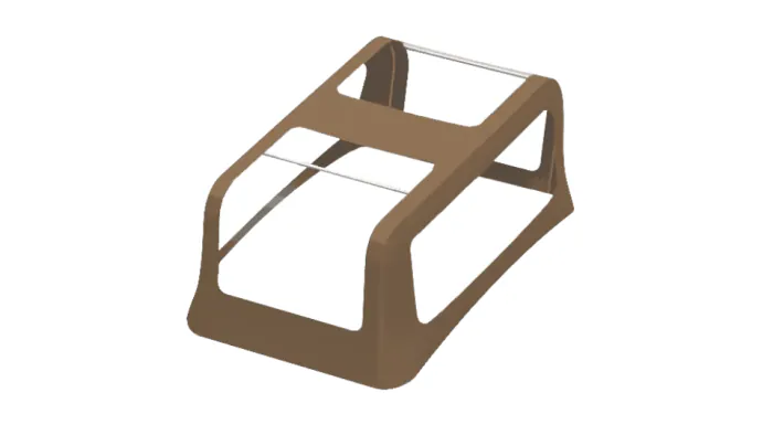 Triobike Boxter 4 personers kaleche Sand