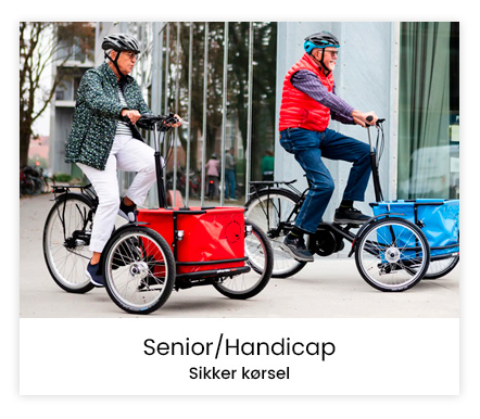 Ladcykler til senior og handicappede